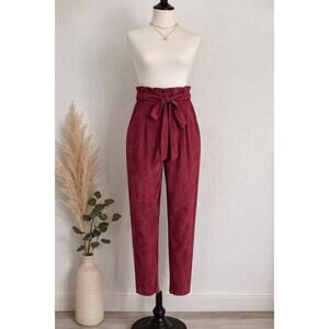 NWT Free People Nightfall Vegan Suede Pants 4 Sample